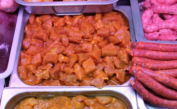 Pinchitos pollo y cerdo